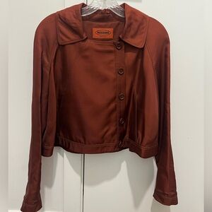Missoni Rust colored Cropped Jacket Size Small.